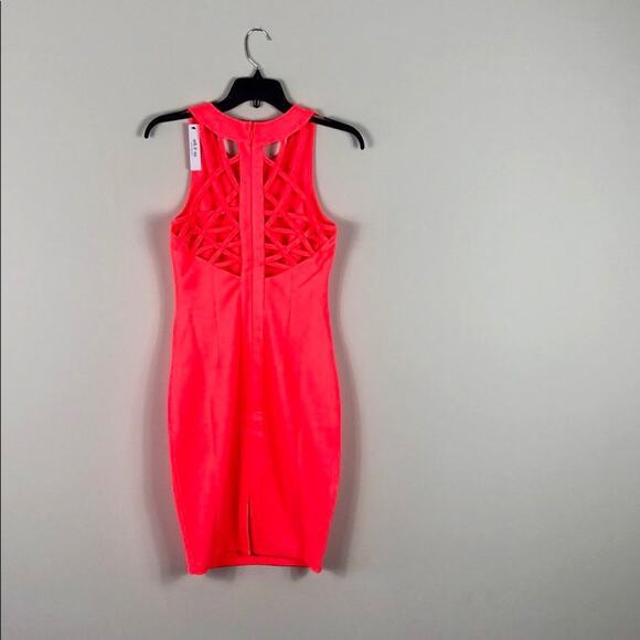 Pink Dress Laser Back Cutout - Picture 9 of 9